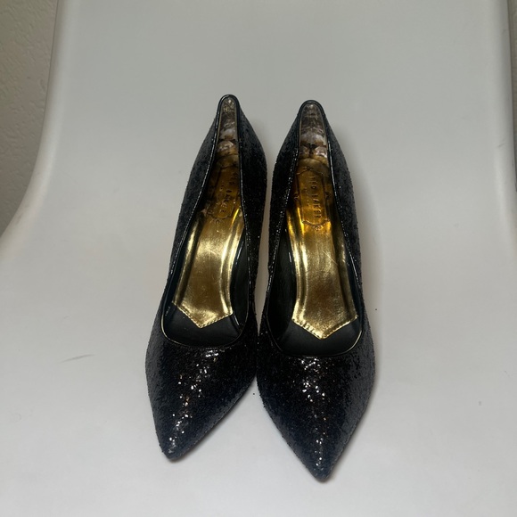 Ted Baker Black sparkly Stillettos size 40 beautiful condition inside and out - Picture 1 of 16